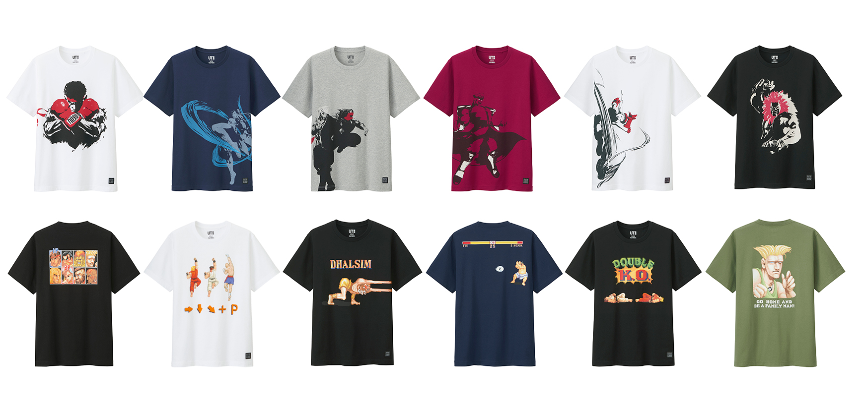 Betekenisvol valuta Gesprekelijk Now on Sale! Street Fighter ×Uniqlo Crossover T-shirt - funglr Games