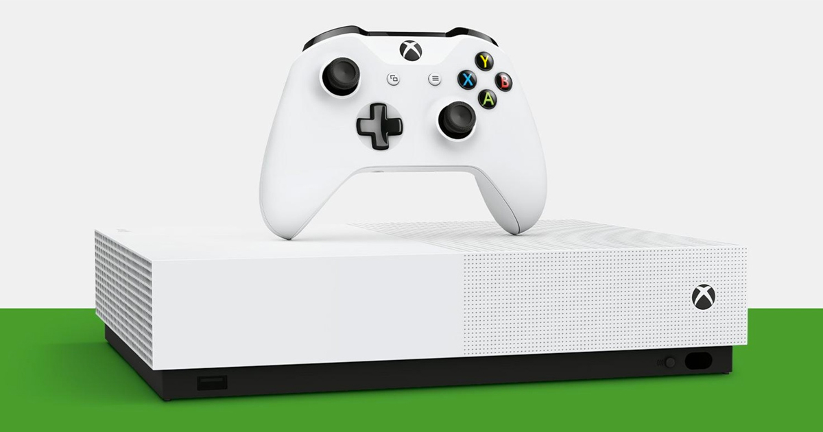 ディスクドライブを廃止した新モデル「Xbox One S 1TB All Digital Edition」が販売開始 - funglr Games