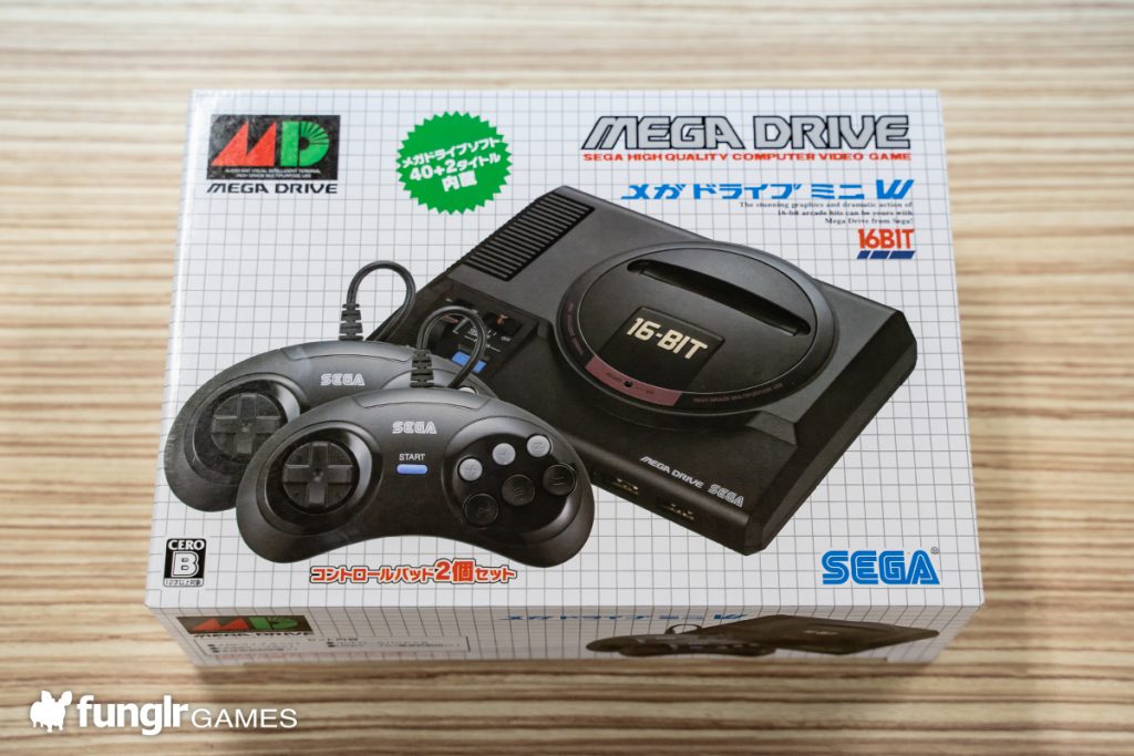 Mega Drive mini包裝盒封面