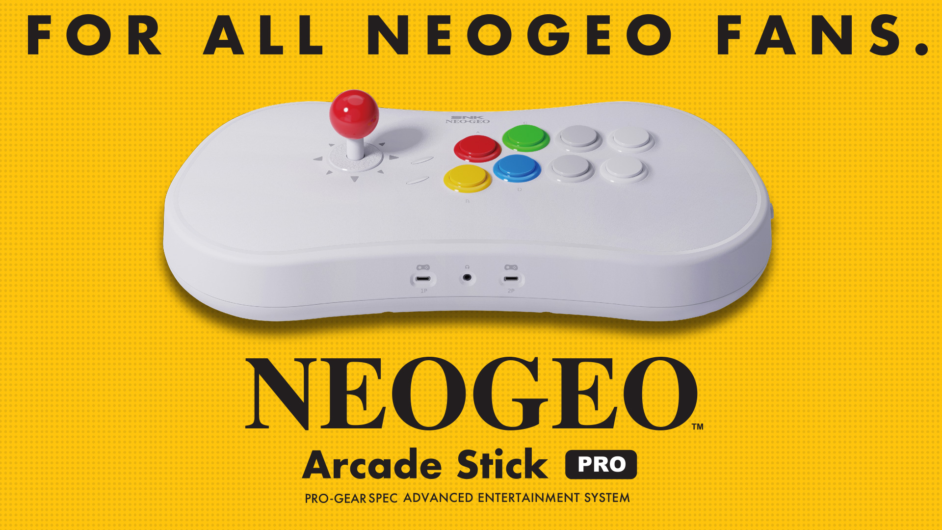 SNKの新ハードウェア「NEOGEO Arcade Stick Pro」の追加情報発表 