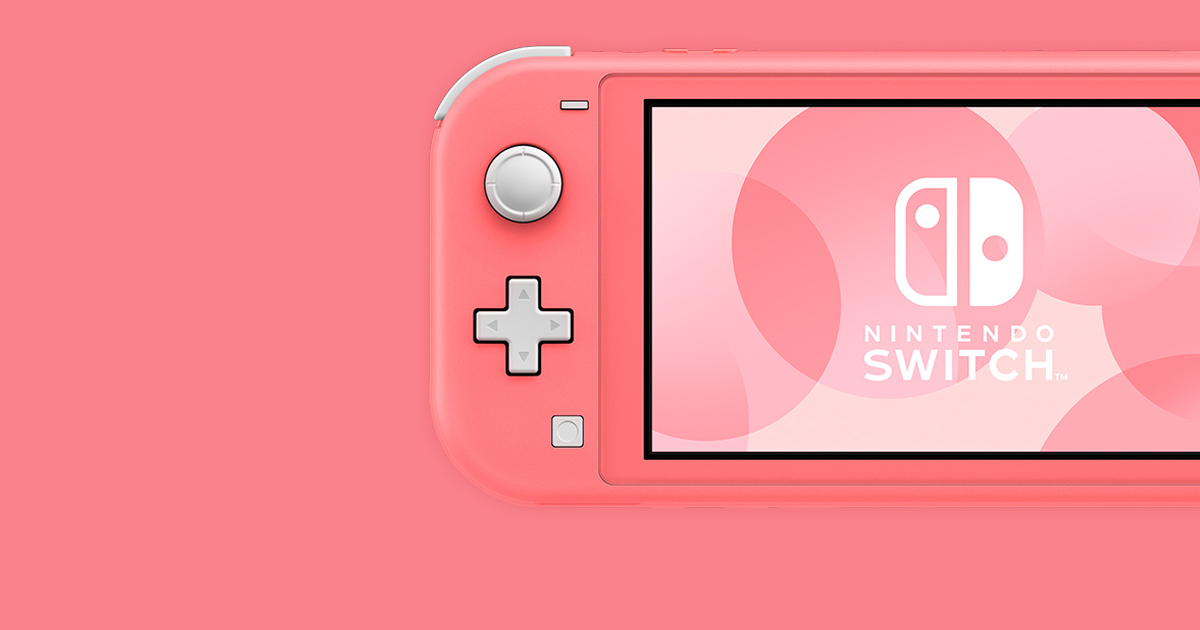 Switch Lite(スイッチライト)に春らしい新色登場！「Nintendo Switch Lite コーラル」3月20日発売 - funglr  Games