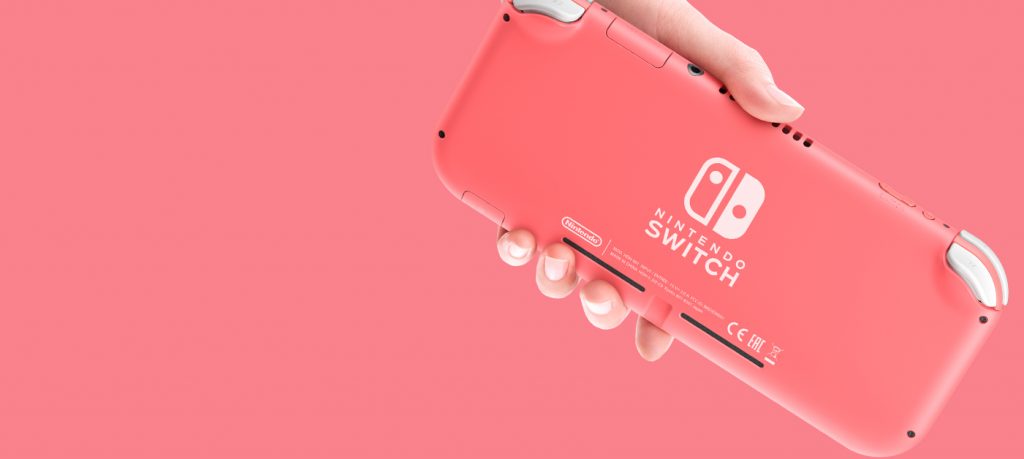 Nintendo Switch Lite 珊瑚色