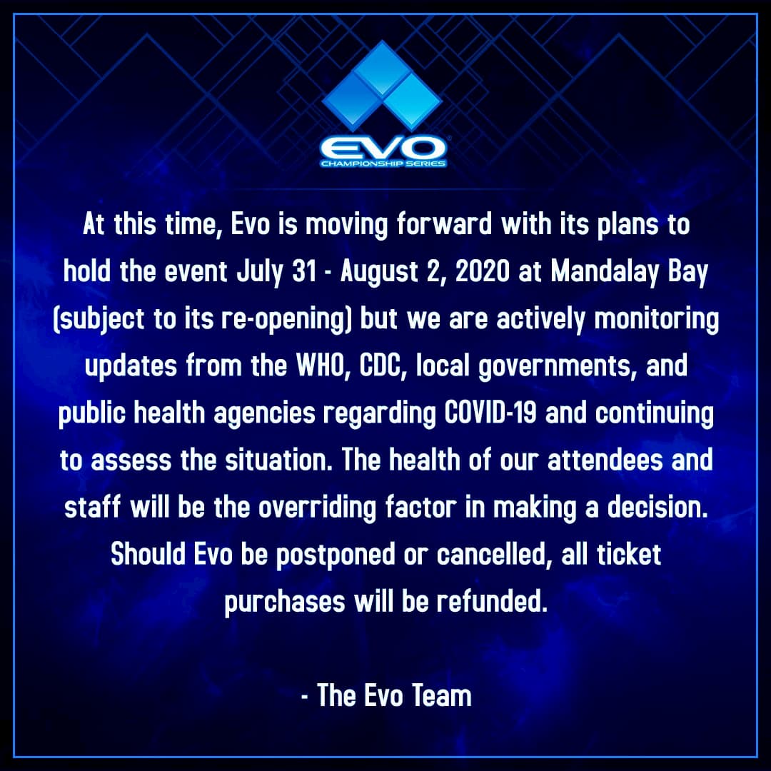 THE EVO Team message