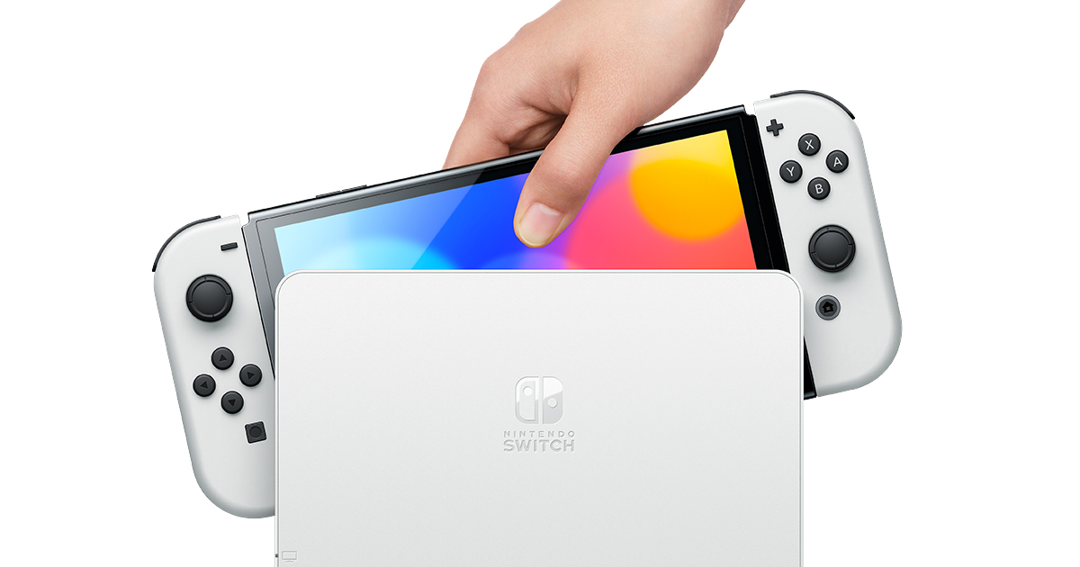 OLED版Nintendo Switch10月8日發售！可直連LAN線！也有新出白色 
