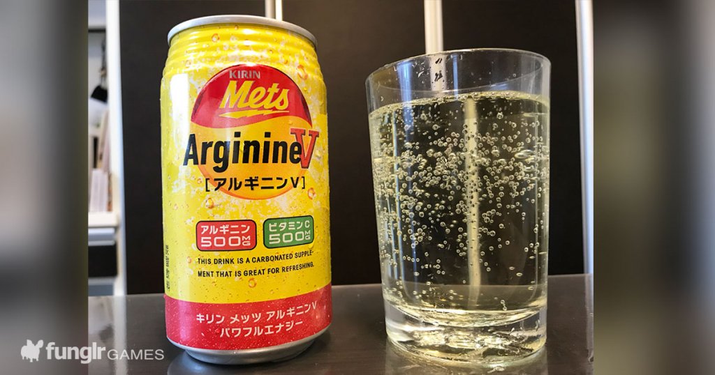 試飲Mets能量飲料「Arginine V Powerful Energy」！