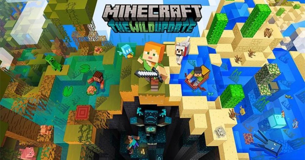Minecraftの大型アプデ「The Wild Update」が6月8日に配信開始！新バイオームの「ディープダーク」、アイテム収集を手伝う友好的なモブ「アレイ」などが登場！