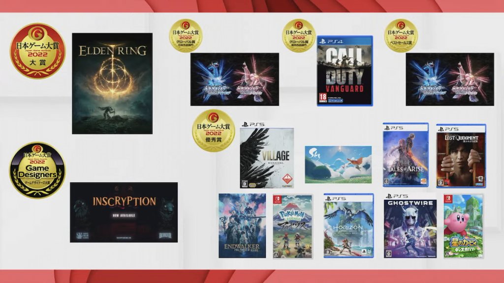 日本ゲーム大賞2022「年間作品部門」各賞受賞作の価格や公式サイトをまとめてご紹介！未プレイなら名作をプレイするチャンス！